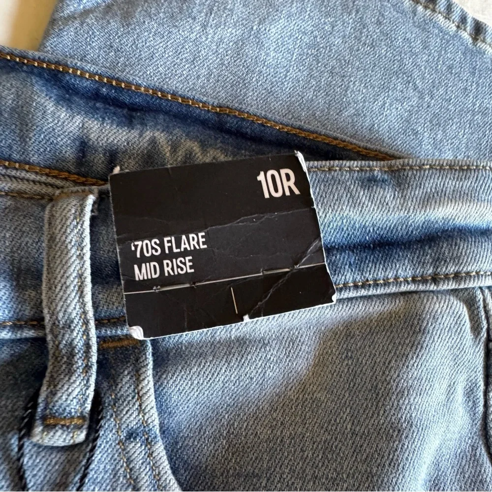 Express 70’s Flare mid rise NWT Light Blue Women's Jeans
